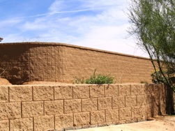 Retaining Wall at MH Trovia by Proto II Wall Systems